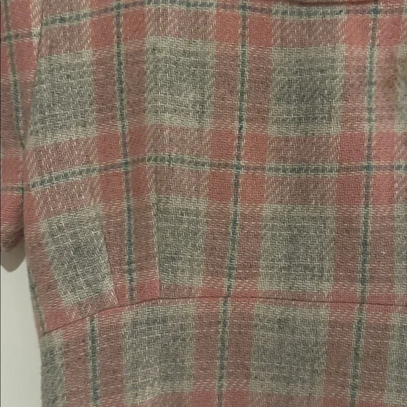 Stefanel Pink and Gray Plaid Mini Dress - Picture 5 of 8